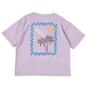 ロキシー ROXY ガールズ キッズ MINI MORNING HIKE Tシャツ 140〜150cm TST231116 LAV 子供服 女の子 半袖 Tシャツ サーフブランド｜suxel