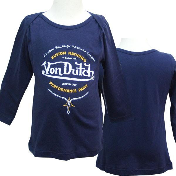 Von Dutch ヴォン ダッチ ベビー 子供服 女の子 長袖 Tシャツ キッズ ロンT インポー...