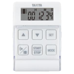 タイマー タニタ 勉強 学習 ストラップ付き バイブレーション機能 24時間 ホワイト TD-370N WH