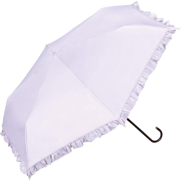 2025Wpc. 日傘 遮光クラシックフリル ミニ ラベンダー 遮光率100%/UVカット率100%...