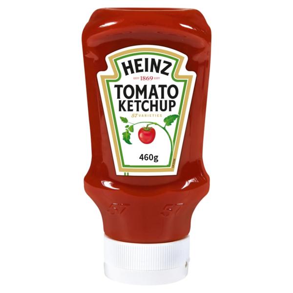ハインツ HEINZ トマトケチャップ逆さボトル 460g×1本
