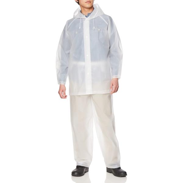 クリア SS レインスーツリュックサック対応 上下組 環境にやさしいEVA素材 通学 林間学校 宿泊...