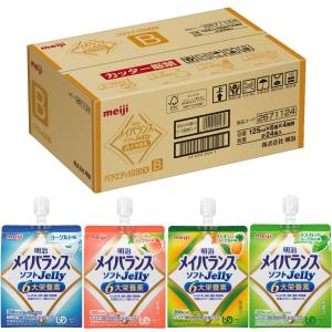 メイバランスソフトゼリー バラエティBOX B 125ml×24 4種×6 6大栄養素配合