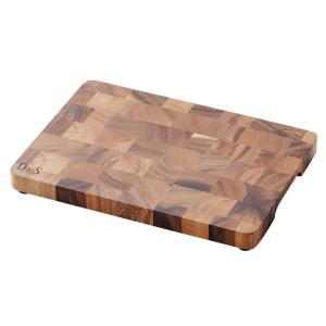 木製まな板 天然木 D&amp;S エンドグレインカッティングボード L 北欧風 天然アカシア材のぬくもりあ...