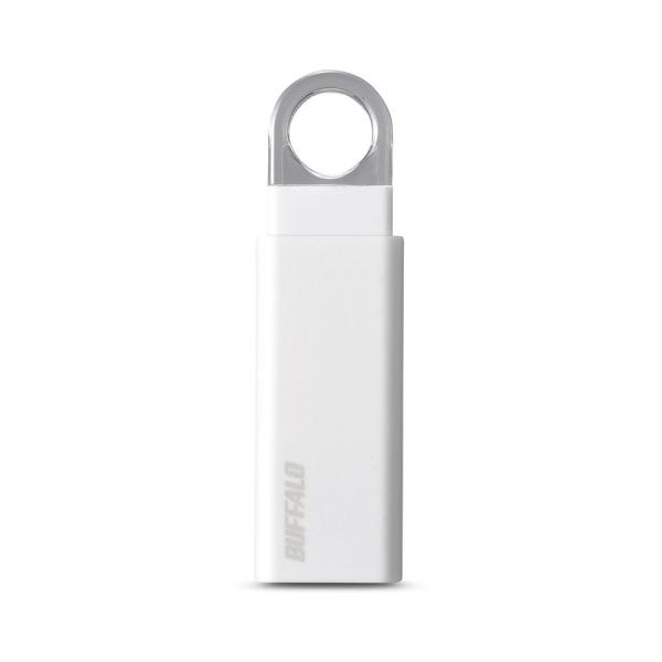 バッファロー BUFFALO USBメモリー 32GB ホワイト Gen1 ノックスライド USB3...