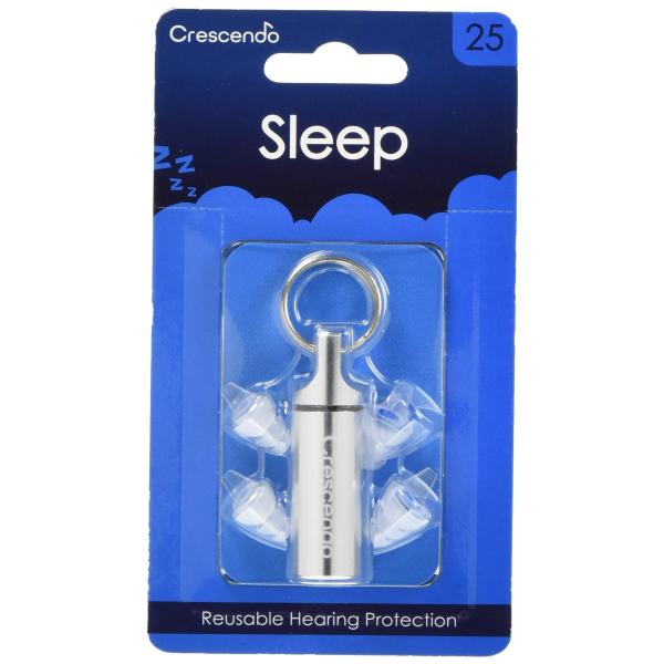 CRESCENDO 耳栓 睡眠用 イヤープロテクター Sleep 25 ホワイト