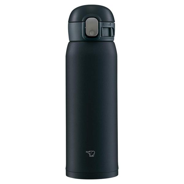 象印 (ZOJIRUSHI) 水筒 ワンタッチ ステンレスマグ シームレス 0.48L ブラック S...
