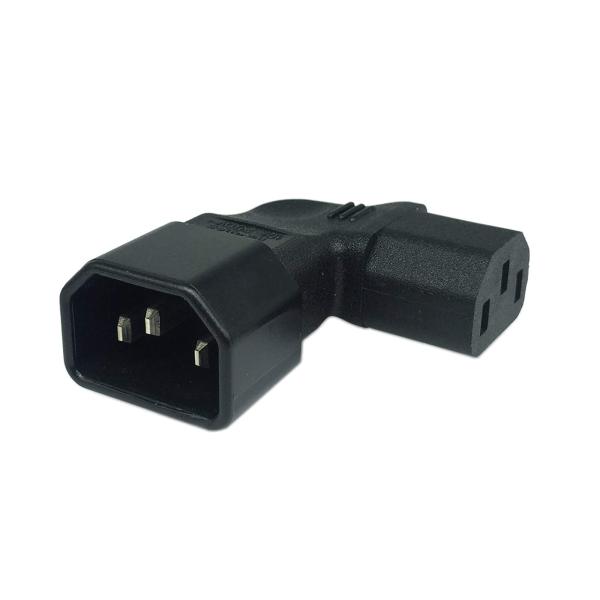 CERRXIAN左に曲げるIEC 320 C14 3ピンオス - C13メスPDU PSU UPS電...