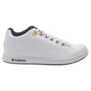 ケースイス K-SWISS KS 100 ホワイト/ネイビー/ゴールド White/Navy/Gold｜suzuchu-footwear
