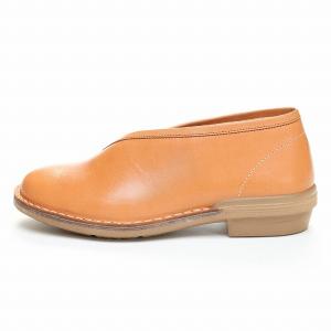 SLOW FACTORY スロウ ファクトリー SLエリモト ライトブラウン by MOONSTAR ムーンスター レディース 国産 革靴｜suzuchu-footwear