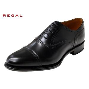 リーガル REGAL 02DR CD BLK ブラック クォーターブローグ 革底｜suzuchu-footwear
