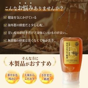 はちみつ 国産 純粋 非加熱 300g HON...の詳細画像4