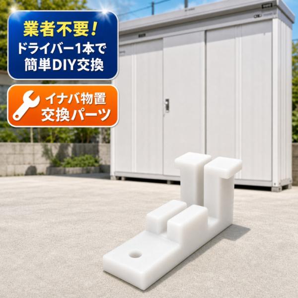 イナバ物置 上部ガイド 241-0060 交換用スライダー 扉部品 稲葉