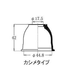 ロアアームブーツ2個セット(1697/TBC-...の詳細画像1