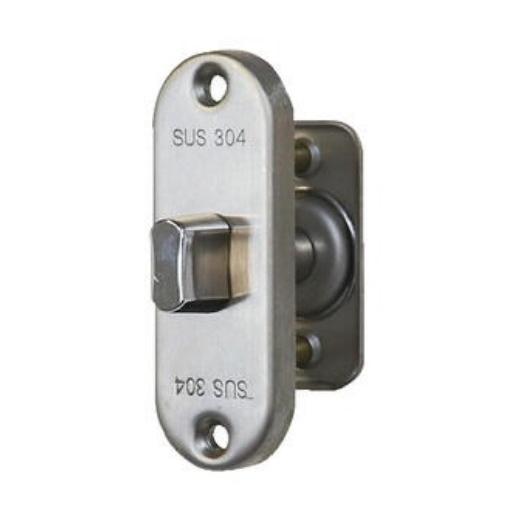 エイト TC-336 ST面付鎌錠 両面サムターン  平受け L型受け 引戸錠 ステンレス SUS3...