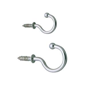 ステンレス 玉付フック TL スガツネ工業 SUGATSUNE 1個 LAMP ランプ SUS304 耐荷重試験済 球状 安全 安心 折れ釘 L型ヒートン L字ヒートン 洋折釘