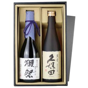 獺祭 純米大吟釀 磨き二割三分 久保田 純米大吟醸 萬寿 日本酒 飲み比べセット 720ml×2本 ...