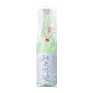 【ラッピング】ハート形水引と和紙（金銀雲竜）のセット 日本酒720ml１本用 ギフト〈当商品のみの購入不可・ほかに当店内で日本酒のご購入が必要です〉