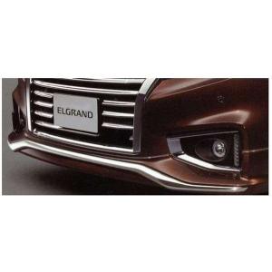 エルグランド フロントクロームプロテクター #KAD・ダークメタルグレー