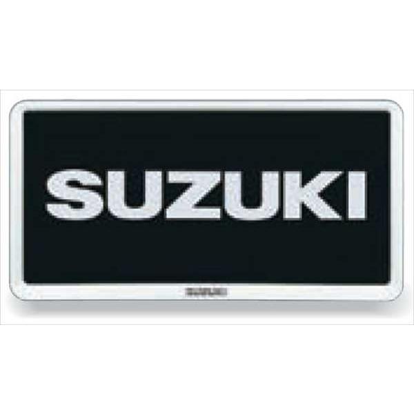 ワゴンR スマイル ナンバープレートリム ※１枚からの販売 ※樹脂 ホワイト スズキ純正部品 MX9...