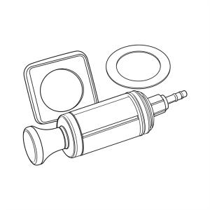 15番のみ』 ジムニー用 キャップ ルーフレールリヤ レフト(シルバー