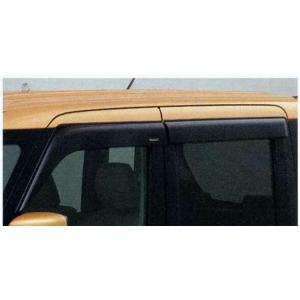 スペーシア カスタムZ ワイドバイザー スモークグレー スズキ純正部品