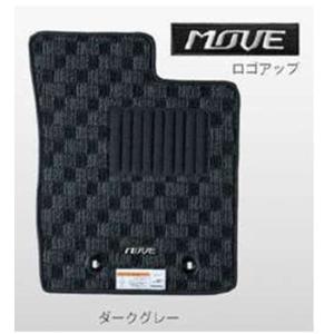ムーヴ フォグランプガーニッシュ（メッキ+ピアノブラック調