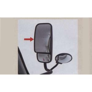 ☆日野　デュトロ2t 標準ロングステイ☆新車外し純正ミラー助手席のみ電動♪ デュトロ ワイドビュー2面鏡式ミラー（助手席側） ヒノ純正部品 TQUMC