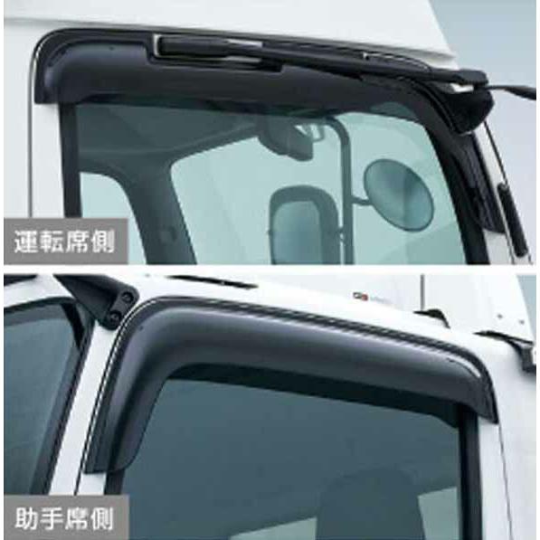 ギガ ドアバイザー （アクリル）  いすゞ純正部品 2PGCYL77CVX〜 パーツ オプション