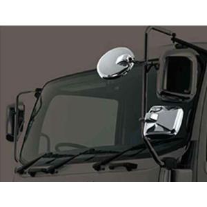 ギガ メッキアンダーミラーカバー サイドアンダー（角） いすゞ