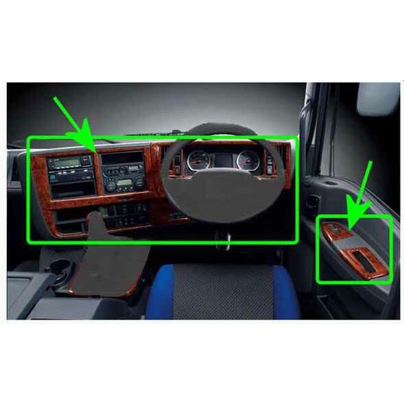 ギガ インテリアパネルセット （木目調） いすゞ純正部品 2PG-CYL77C-VX-〜 パーツ オ...
