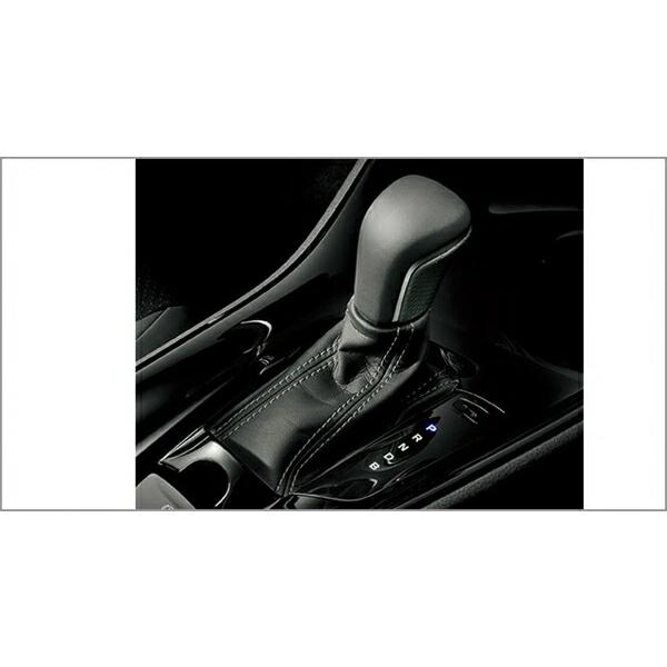 C-HR GR本革巻きシフトノブ（ティンプル+シルバーステッチ） トヨタ純正部品 ZYX11 NGX...