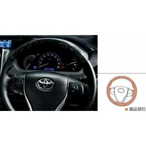 ランドクルーザー300 ウッド調ステアリング トヨタ純正部品 FJA300W