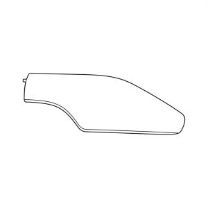 15番のみ』 ジムニー用 キャップ ルーフレールリヤ レフト(シルバー
