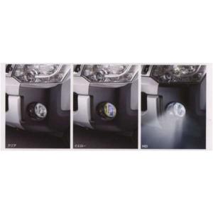 デリカD5用　純正オプション大型フォグランプ 大型フォグランプ クリア/イエロー 国内純正OP 純正定価10%OFF デリカ