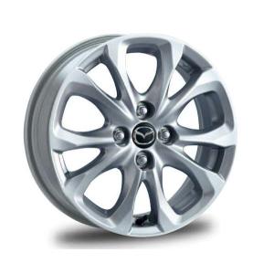 中古ホイール 4本 マツダ デミオ純正 16インチ 5.5J +40 4H100 ハブ