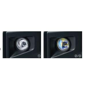 ハロゲンフォグランプ　IPFイエローコーティングレンズ　ジムニー JB64 など IPF 純正オプションのハロゲンフォグランプ(イエロー