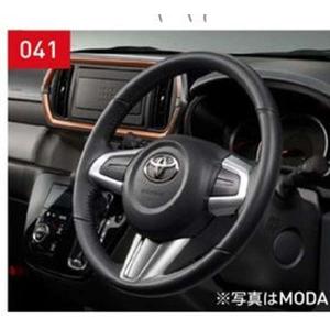 パッソ TOYOTA トヨタ 純正 革巻ステアリング ブラック 08460