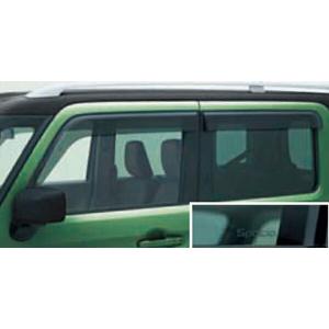 スペーシア カスタムZ ワイドバイザー スモークグレー スズキ純正部品