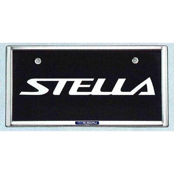 ステラ ナンバープレートベース1枚からの販売  スバル純正部品 パーツ オプション