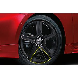 プリウス ホイールアクセントピース（ブラック）（4個入） トヨタ純正部品 ZVW51 ZVW55  パーツ オプション｜suzukimotors-dop-net