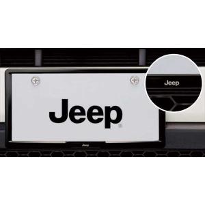 レネゲード ナンバープレートフレーム（4xe専用） Jeep純正部品 BU14