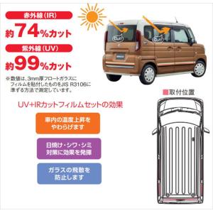 スペーシア UV+IRカットフィルムセット スズキ純正部品 MK94S MK54S パーツ オプション｜suzukimotors-dop-net