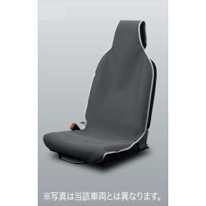 TOYOTA　プラド　純正シートエプロン　防水　未使用 ランドクルーザープラド シートエプロン1枚 グレー トヨタ純正部品
