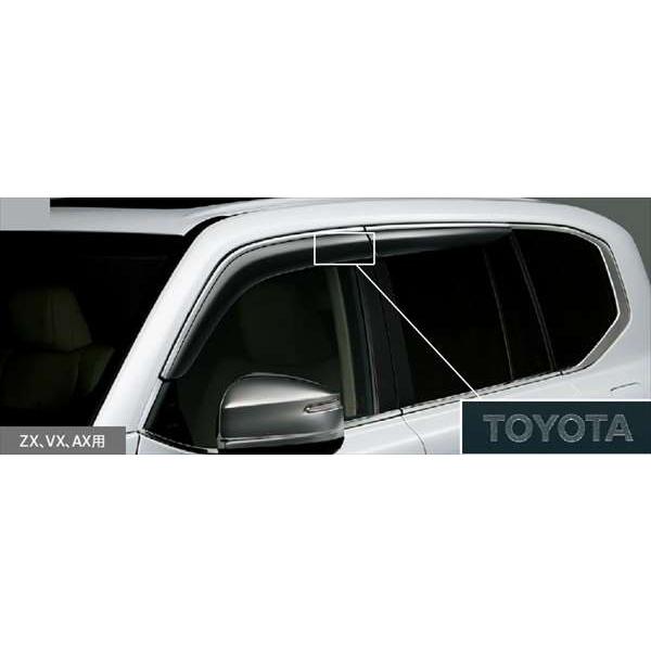 ランドクルーザー300 サイドバイザー（RVワイド） ※ZX、VX、AX用 トヨタ純正部品 FJA3...