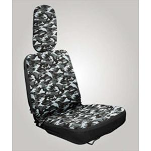 ハイゼットトラック シートカバー（ブラック）（一体ヘッドレスト用