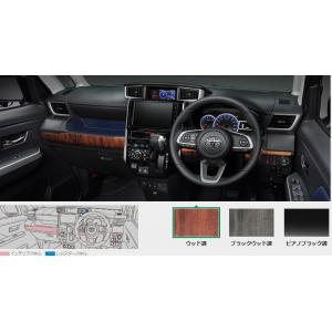 ルーミー　インテリアパネルセット(ドア部除く)　ピアノブラック ルーミー インテリアパネル（スイッチベース） ※ピアノブラック