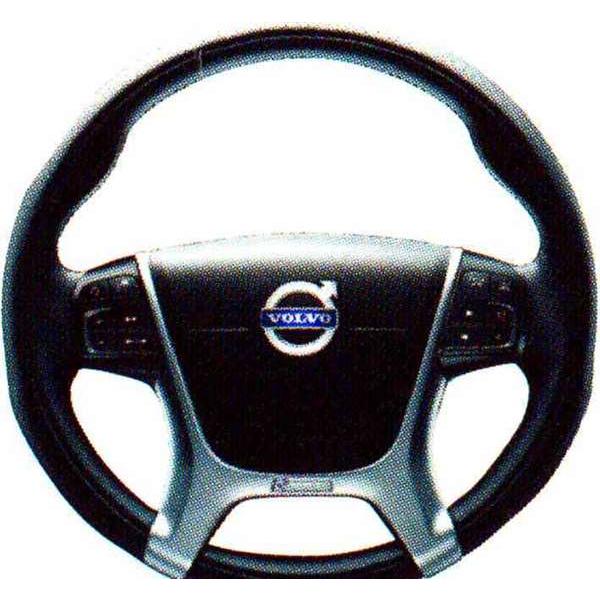 XC60 本革巻/シルクメタル・スポーツステアリングホイール  ボルボ純正部品 パーツ オプション