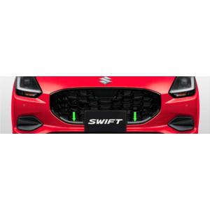 スイフト フロントグリルガーニッシュ（スーパーブラックパール