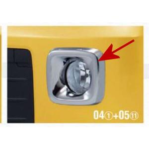 ワゴンR (ZT)フォグランプベゼル(クロームメッキ)左右分セット